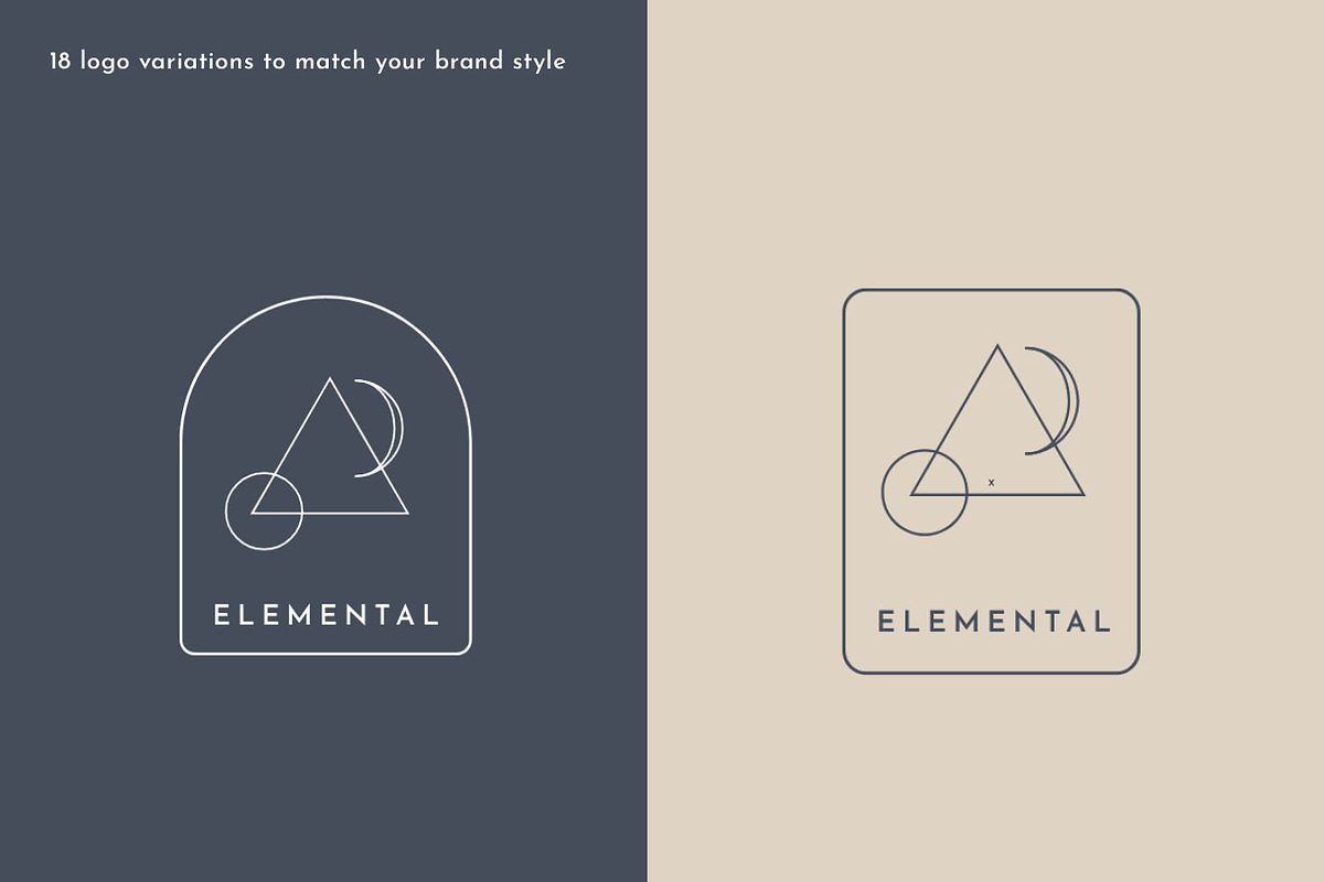 Wellness Elements Spiritual Logo, a Branding & Logo Template by CreativeWilderness (Photo 4 of 16)