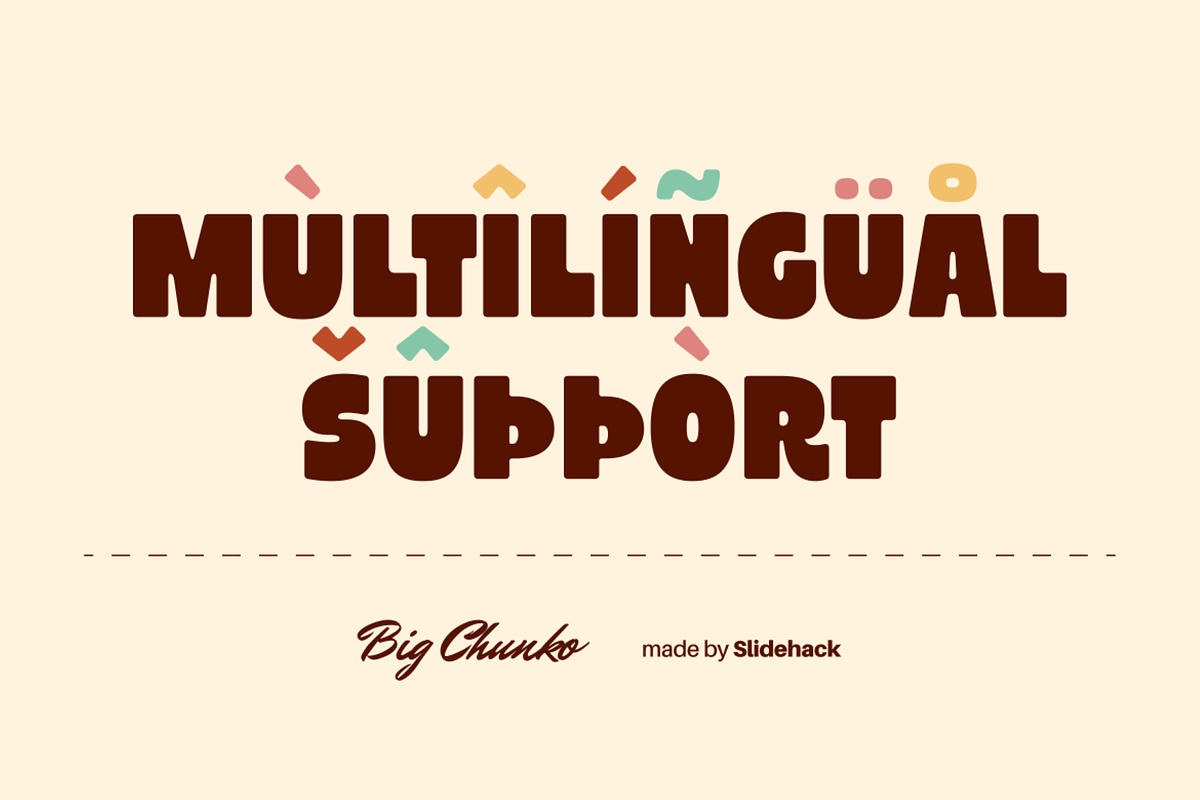 Big Chunko - Bold Display Font, a Sans Serif Font by Studio Moara (Photo 5 of 9)