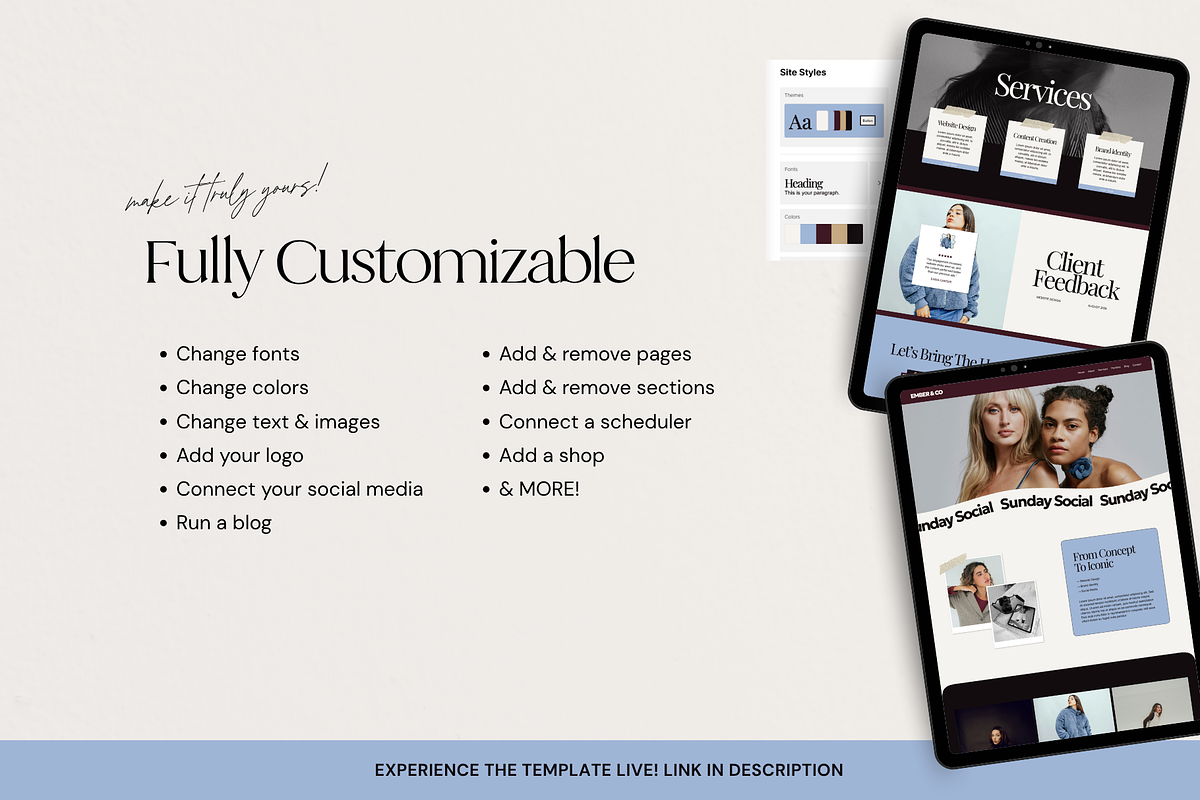 Squarespace Website Template Bold, a Squarespace Template by Breah Designs (Photo 5 of 10)