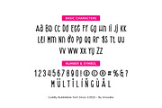 Cuddly Bubblebee - Playful Typeface, a Sans Serif Font by Imoodev (Thumbnail 3 of 4)