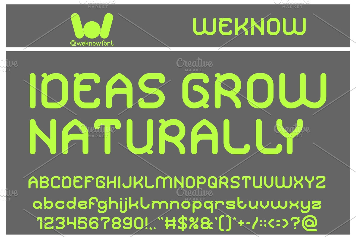 Future Mind font, a Font by weknow (Photo 4 of 8)