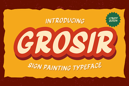 Grosir | Grocery Font