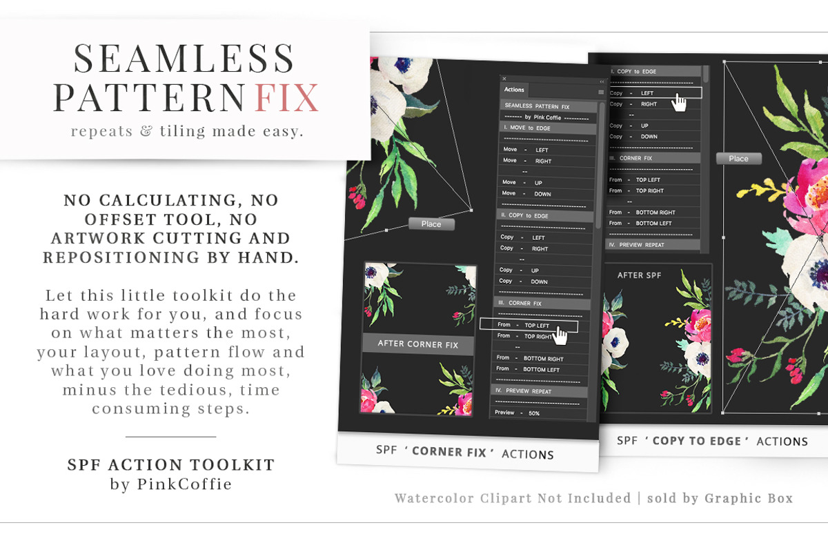 SPF - Seamless Patterns Made Easy!, an Action Add-On by Pink Coffie (Photo 3 of 7)