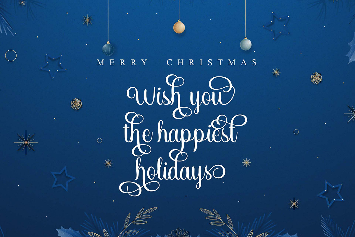 Christmas Moments, a Script Font by Doehantz Studio (Photo 3 of 10)