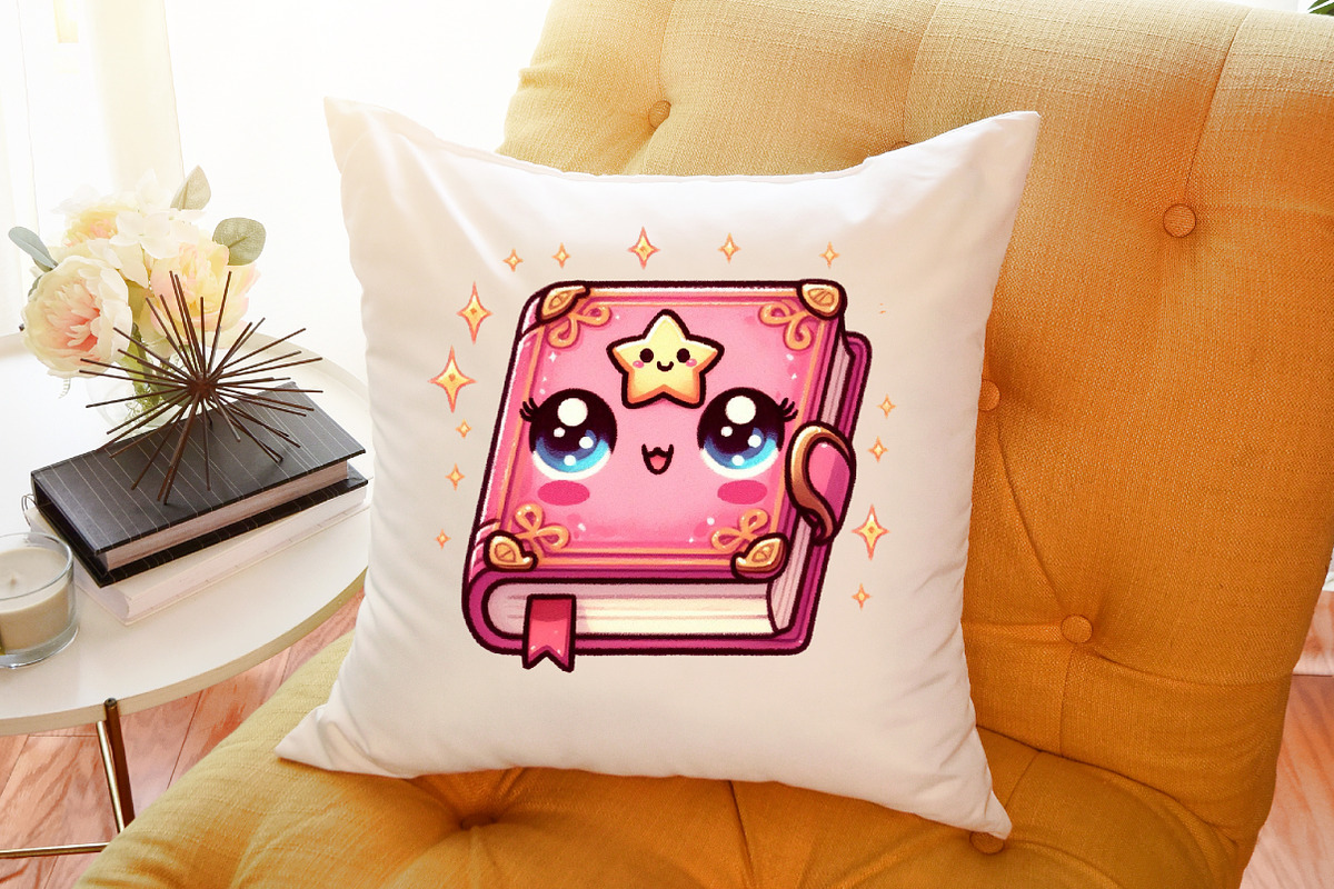 Kawaii Pink Halloween Clipart Bundle, an Illustration by Sublimation Artist (Photo 6 of 6)