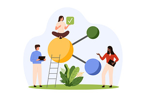Global link social media share, a Technology Illustration by Flashvector