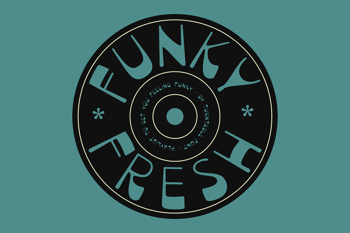 Turntable - Retro Display Font, a Sans Serif Font by Surplus Type Co