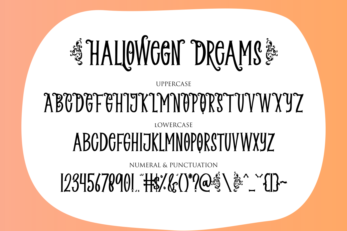 Halloween Dreams | A Font Duo, a Script Font by Fikryal Studio (Photo 18 of 20)