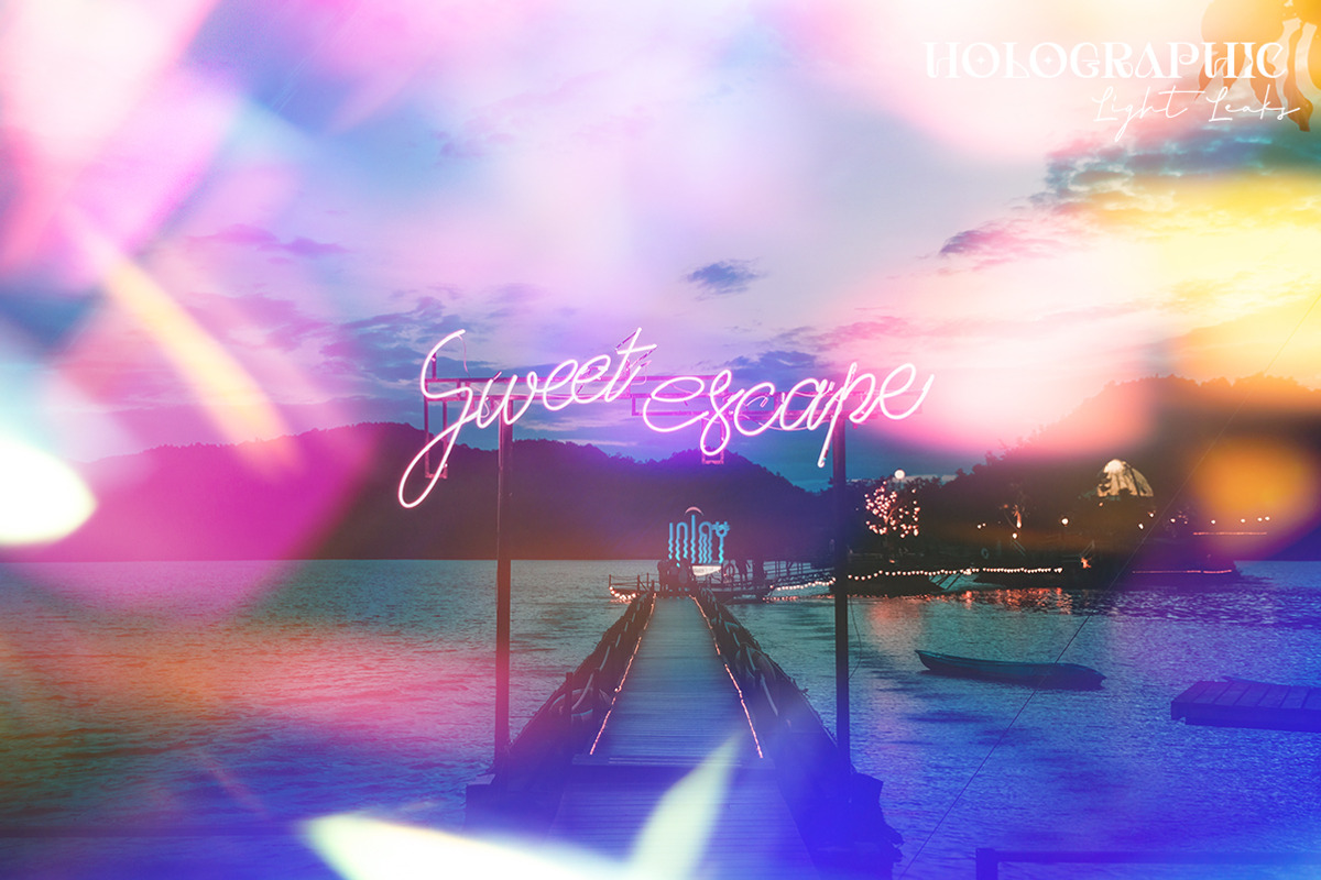 Holographic Light Leaks, a Texture Graphic by Julie&Taily (Photo 7 of 28)