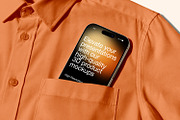 iPhone 17 Pro Max Mockup in Pocket, an iPhone Mockup by RamStudio2 (Thumbnail 7 of 7)