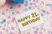 Gold Foil Balloon Pack, an Object Graphic by Bold Leap Creative (Thumbnail 2 of 9)