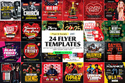24 Flyer Templates, a Templates & Theme by iDoodle Studio (Thumbnail 1 of 6)