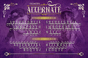 Valortha - Classic Victorian, a Serif Font by Burntilldead (Thumbnail 9 of 11)