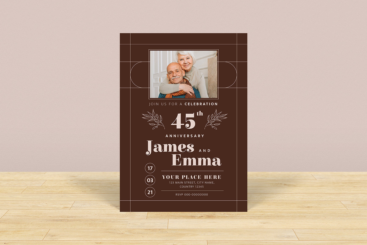 Anniversary Invitation, an Invitation Template by graphicook (Photo 1 of 2)
