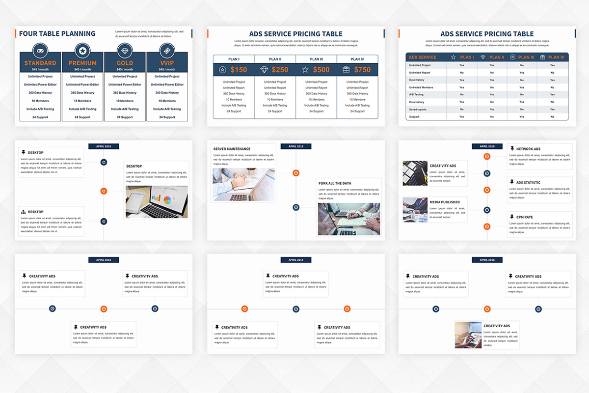 Ads Analytics PowerPoint Template, a Presentation Template by Affantjie Photowork (Photo 6 of 11)