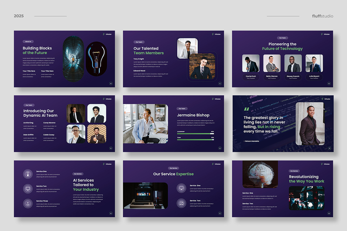 Artificial Intelligence Powerpoint, a Presentation Template by fluffstudio (Photo 3 of 5)