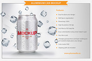 Aluminium Can Mockup, a Packaging Mockup by Plus Media (Thumbnail 1 of 5)