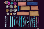 Procreate Quilt Creator Brush Set, a Brush Add-On by AlwaysBeColoring (Thumbnail 8 of 12)