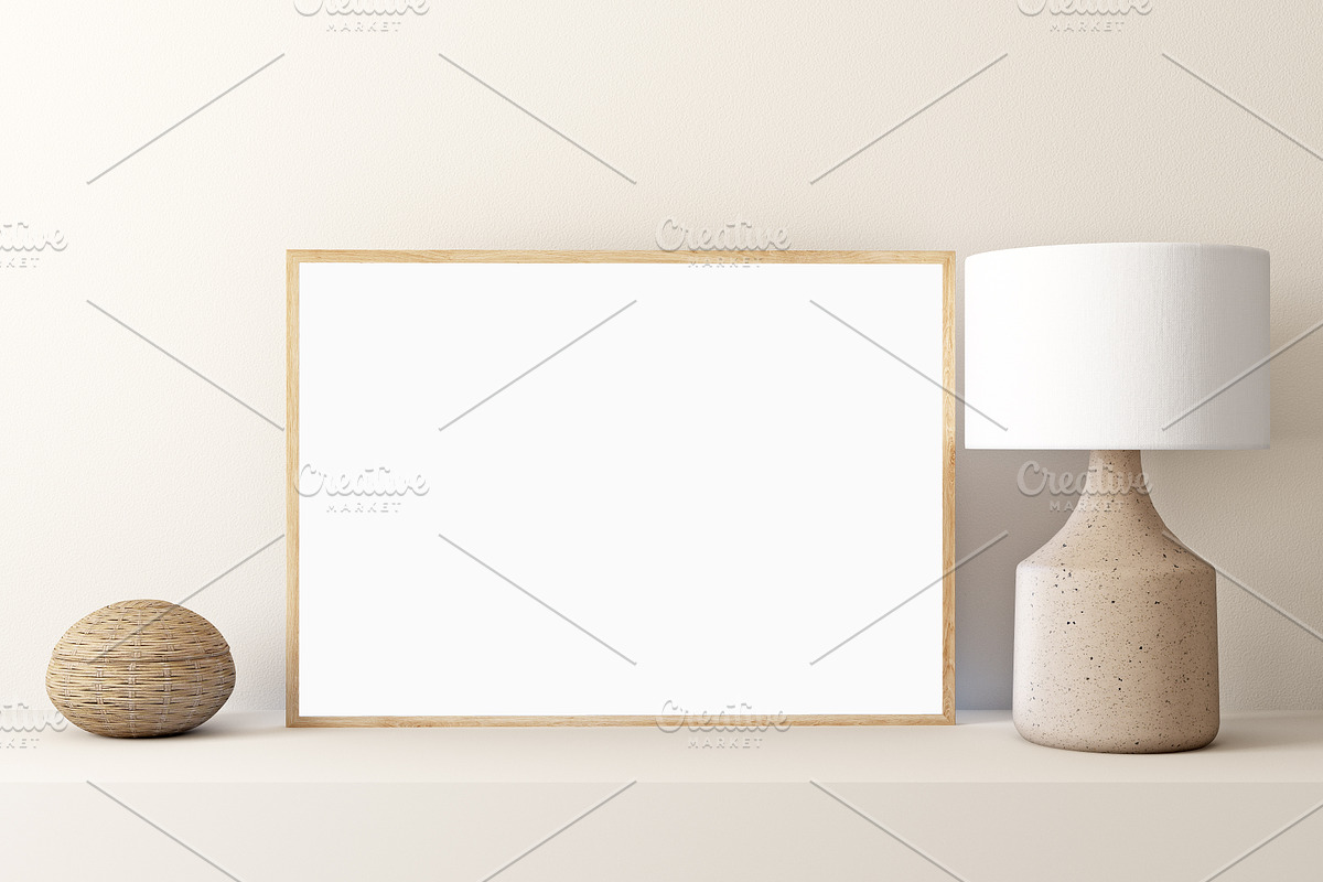 Frame Mockup Bundle Boho - 03, a Print Template by Mockup Shop (Photo 15 of 15)