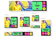 Podcast Event Web Banner Ads, an UI Kit Template by CreativeShaper (Thumbnail 4 of 4)