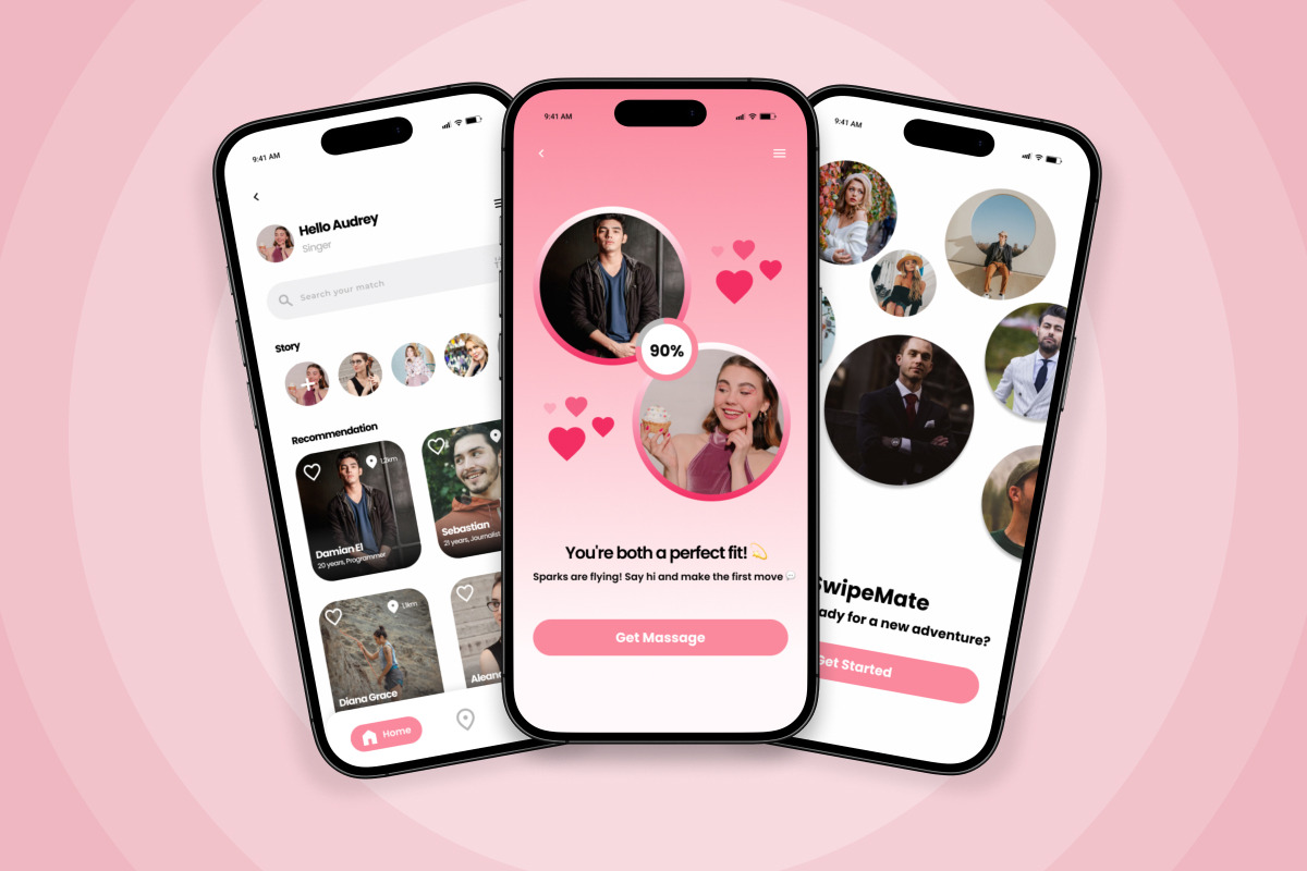 SwipeMate - Dating & Social App UI, an App Template by twinstd (Photo 4 of 5)