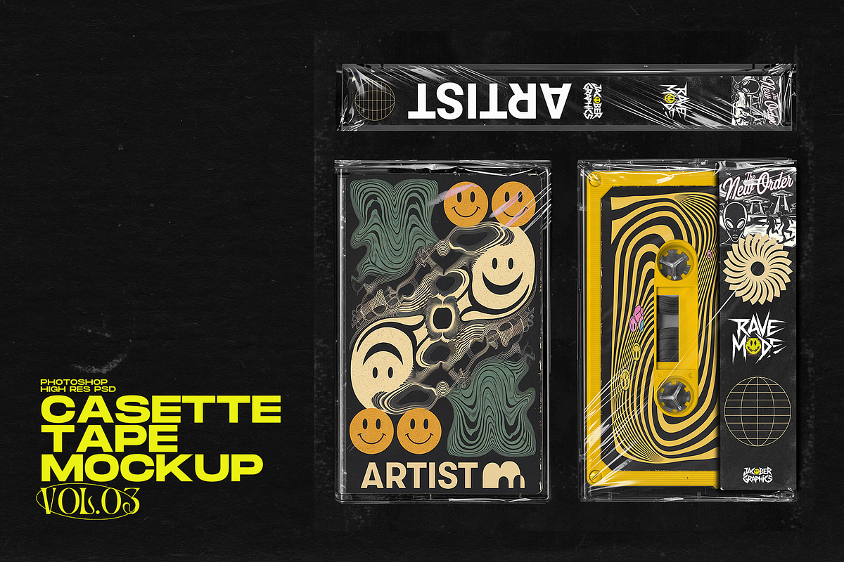 Music Package Mockups Bundle 40 PSDs, a Packaging Mockup by Jacober Design (Photo 57 of 60)