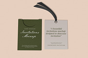 Invitations Mockup, a Merchandise Mockup by Unerispace (Thumbnail 4 of 5)