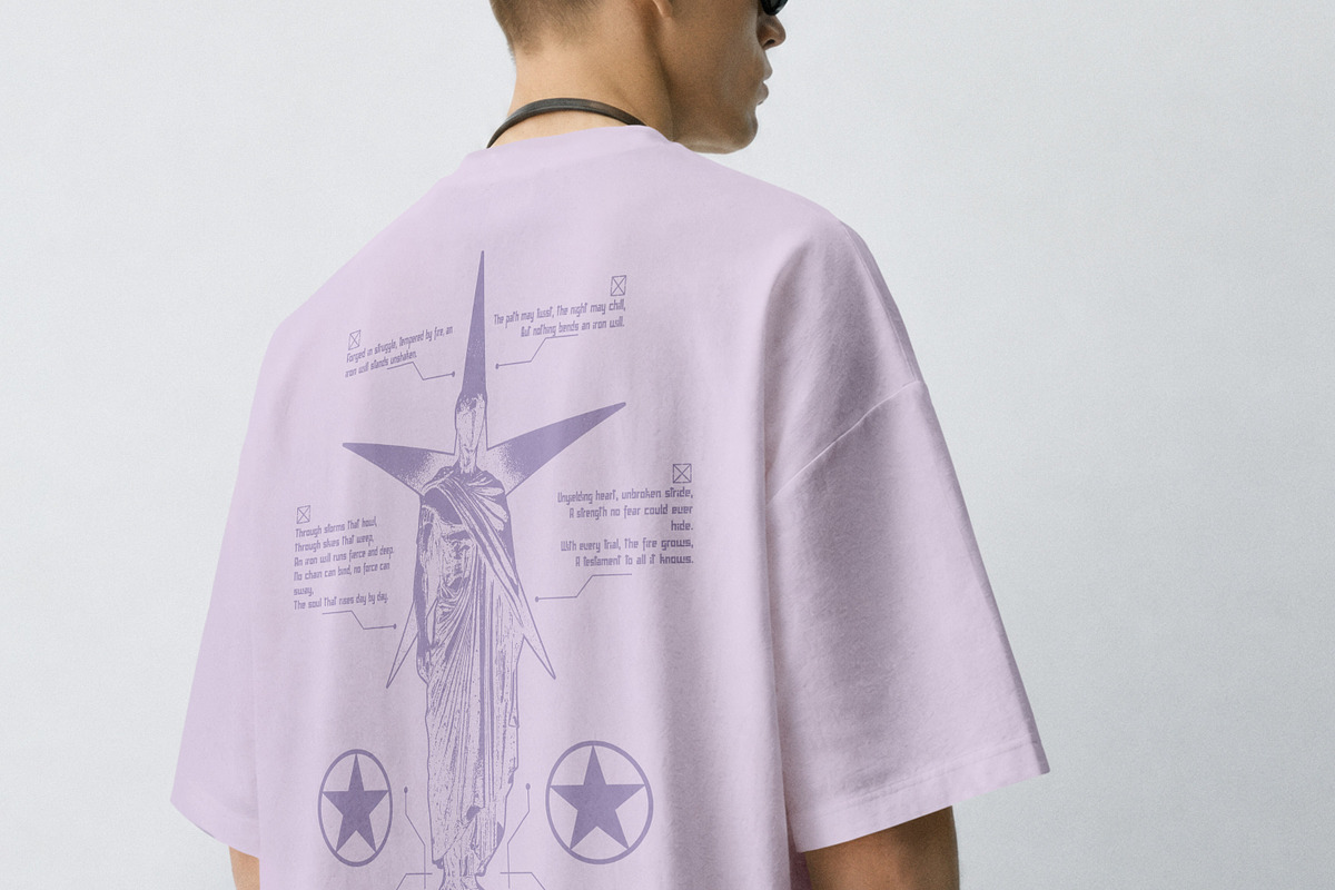 T-Shirt Back Mockup PSD - Male Model, a Shirt Mockup by Rymden_Fl (Photo 2 of 5)