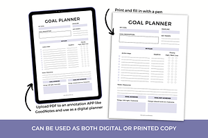 Goal Planner Bundle - Print