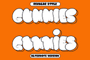 Gummies - Fat Bubble Font, a Font by HeyFonts (Thumbnail 3 of 14)