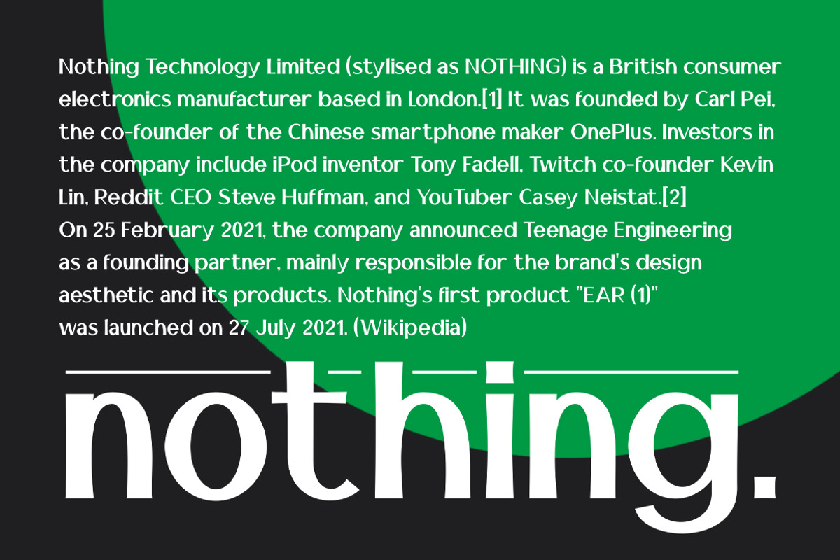 Billiona, a Sans Serif Font by Wasabib Studio (Photo 3 of 7)