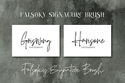 Falsoky - Handwritten Signature, a Handwritten Font by tebaltipislab (Thumbnail 6 of 9)