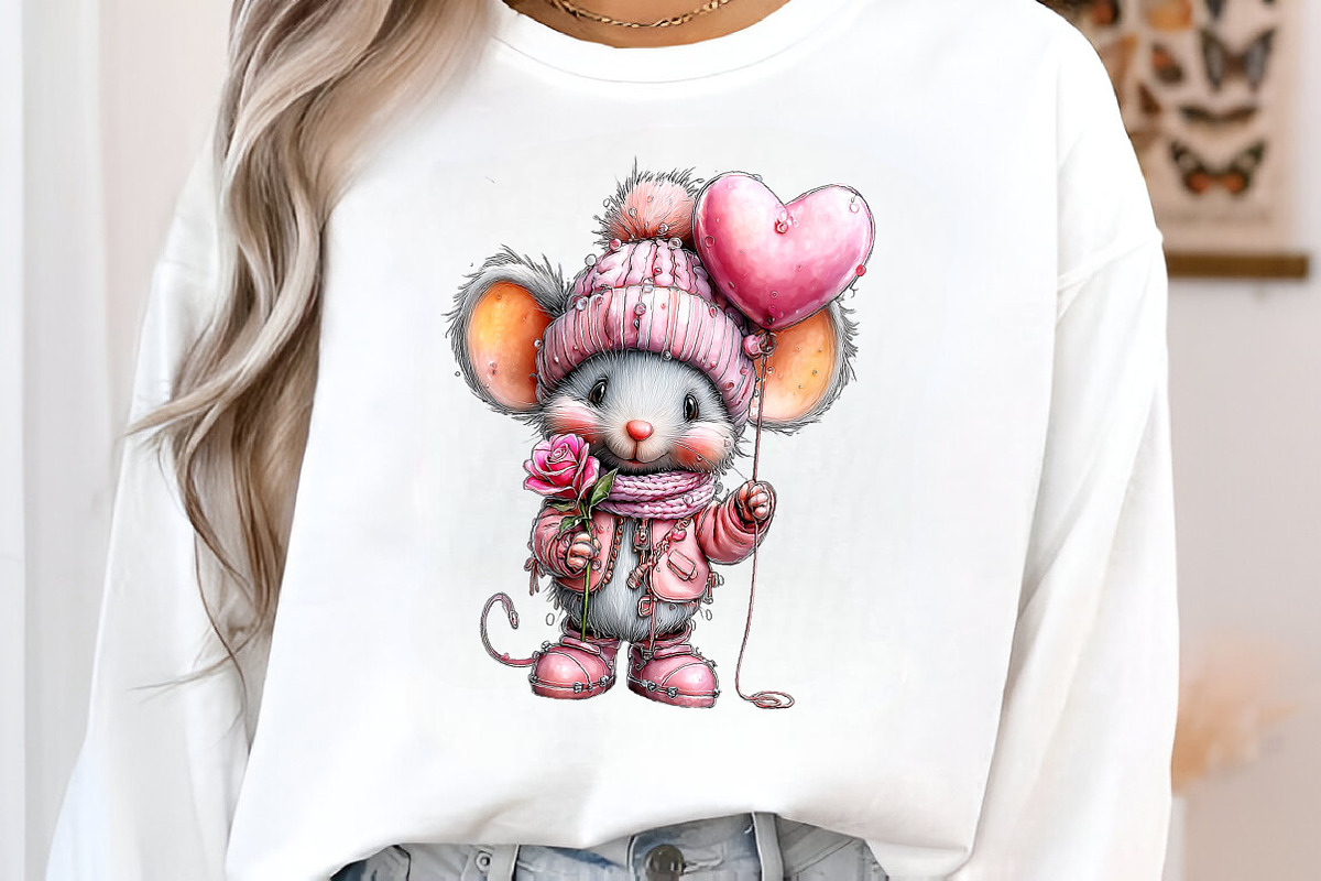 Watercolor Valentine Animals Clipart, an Illustration by SinaCreation (Photo 6 of 11)