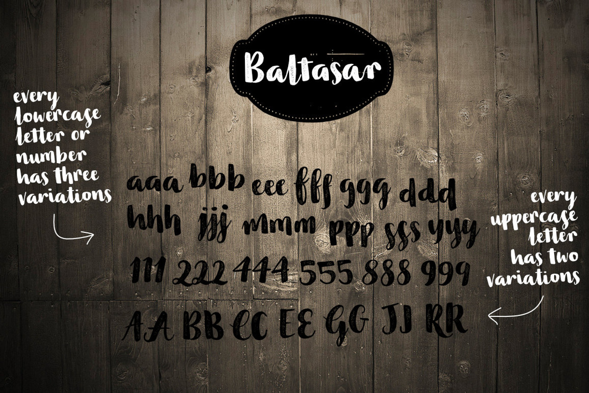 Baltasar - 2 fonts preview 2