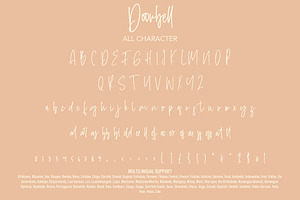 Doorbell - Monoline Script Font