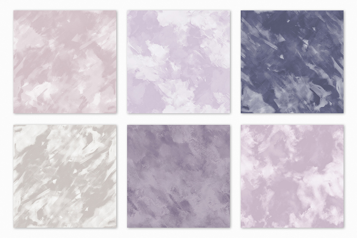 Seamless Painterly Pastel Textures