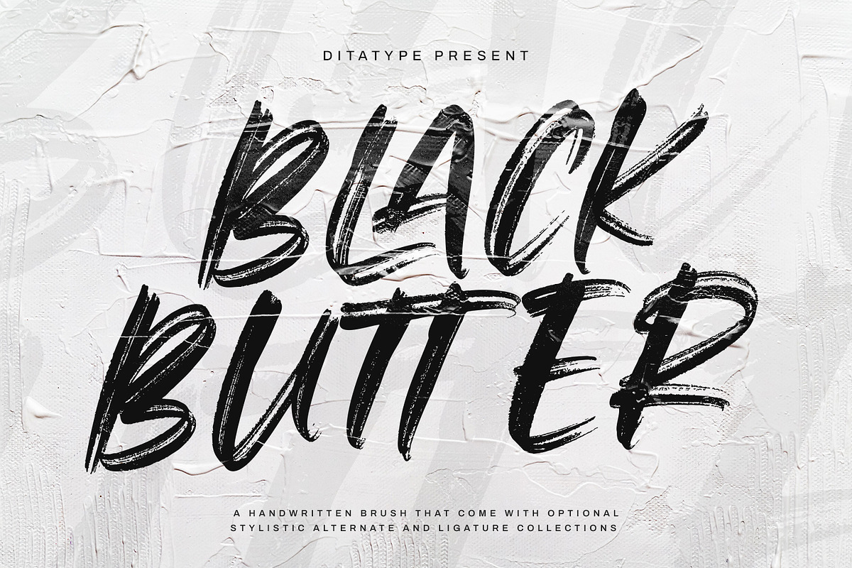 Black Butter, a Script Font by Ditatype (Photo 1 of 10)