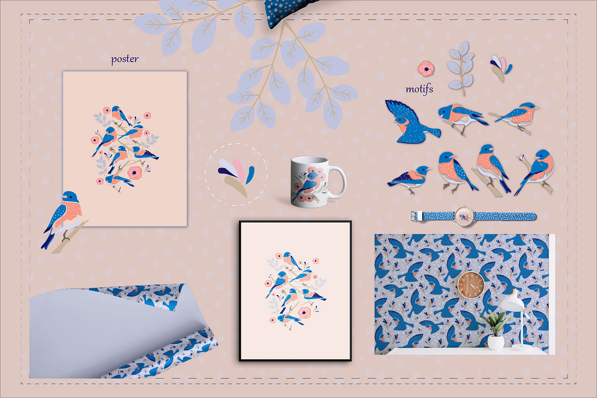 Backyard birds collections, an Illustration by Mona Ahmed (Photo 3 of 10)