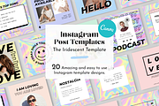 The Iridescent Template, a Social Media Template by thetrendytemplate (Thumbnail 1 of 5)
