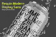 Requin - Modern Display Sans, a Sans Serif Font by Almeera Std (Thumbnail 4 of 8)
