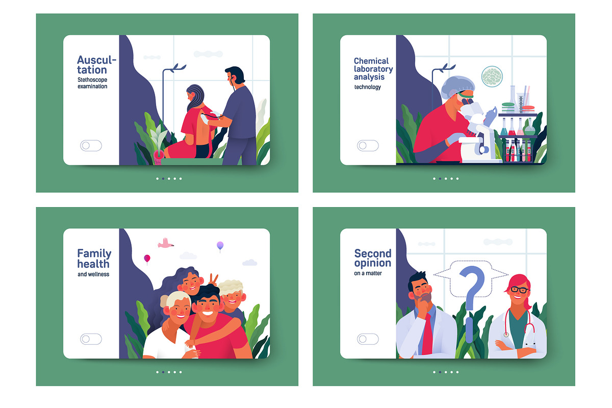 Part 1 Medical website illustrations, a Healthcare Illustration by Grivina's shop (Photo 29 of 37)