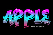 Apple ii - Display Font, a Font by Fontcastle (Thumbnail 1 of 8)