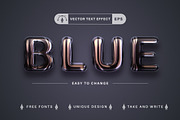 Set 10 Plastic Editable Text Effects, a Layer Style Add-On by rwgusev (Thumbnail 6 of 11)