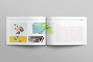 Artful Catalog Layout Landscape