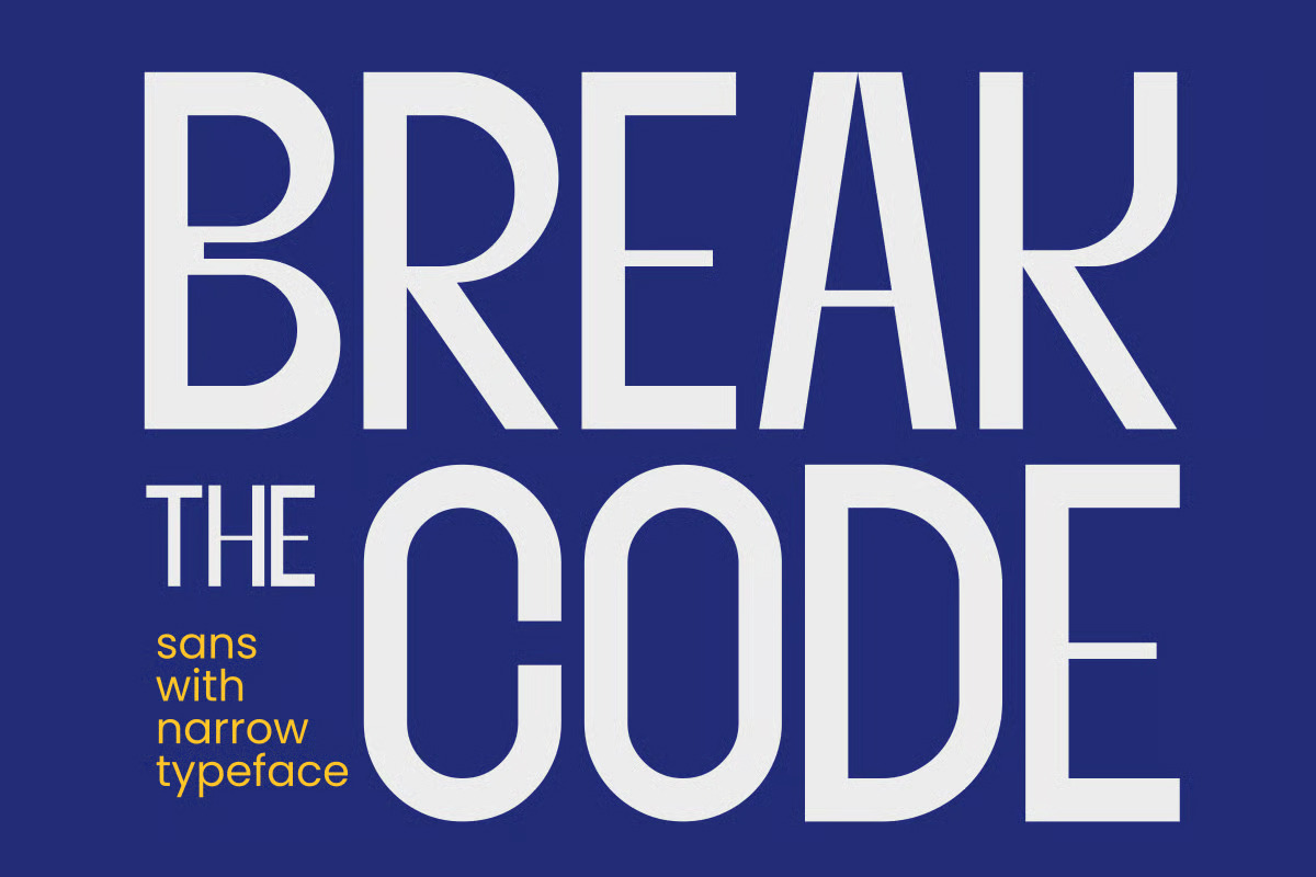 Techology – Narrow Sans Typeface, a Sans Serif Font by Brand Earth (Photo 7 of 12)