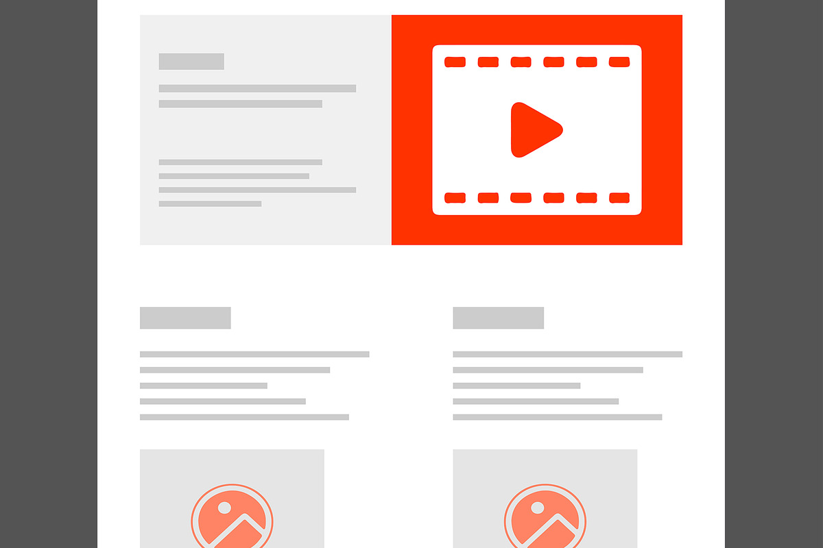 Prototyping Clean Wireframe Layout, a Wireframe Template by MightyDesign (Photo 4 of 9)
