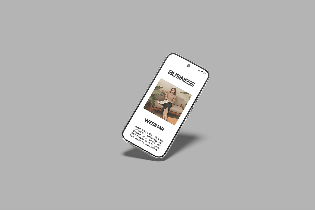 Smartphone Screen Mockup, a Device Mockup by lamorastudio (Photo 7 of 11)