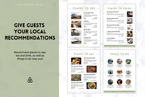 Airbnb Welcome Book Template