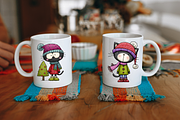 Quirky Christmas Cats illustrations, an Animal Illustration by PrintHaven Designs (Thumbnail 9 of 10)