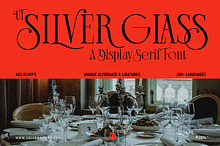UT Silver Glass - A Display Serif